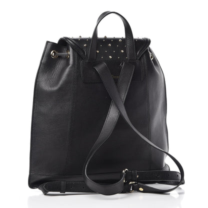 Alexander McQueen Calfskin Studded Padlock Backpack Black 3 of 14