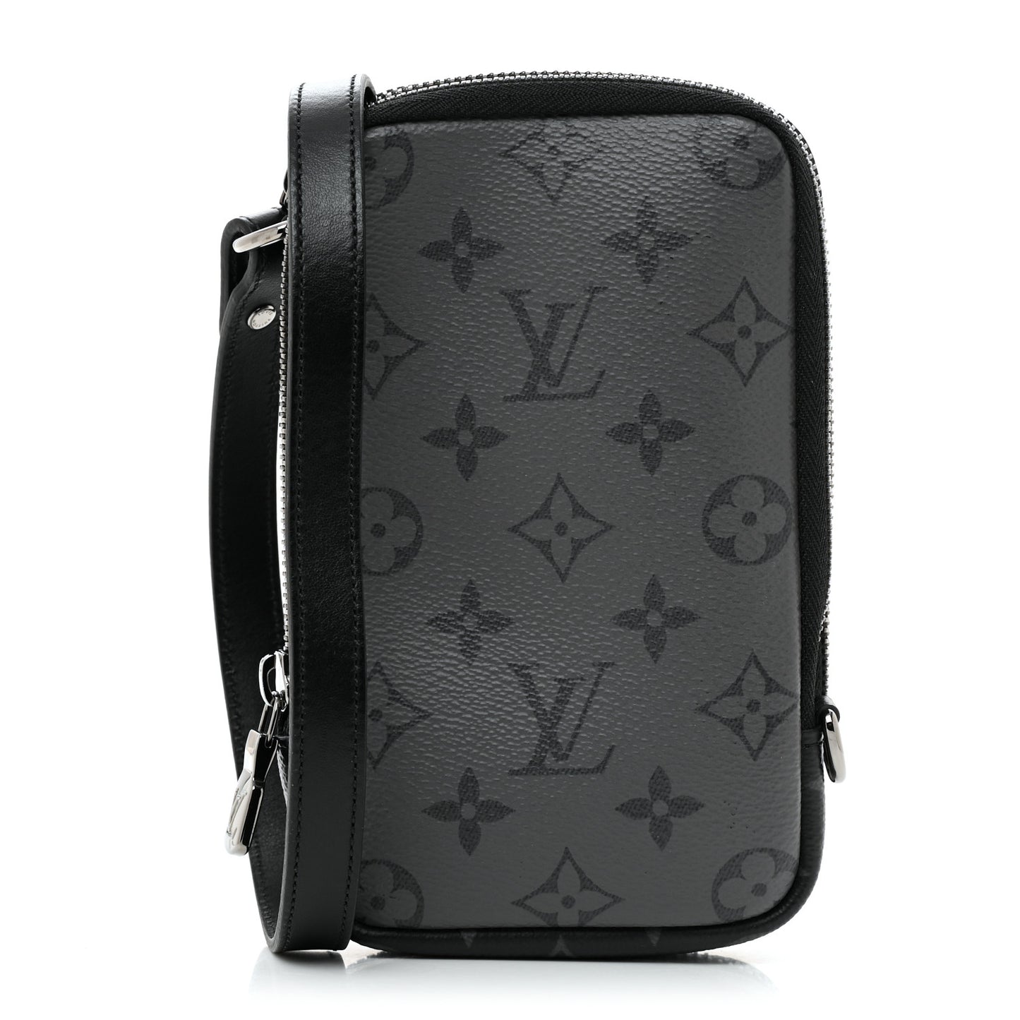 Monogram Eclipse Reverse Double Phone Pouch