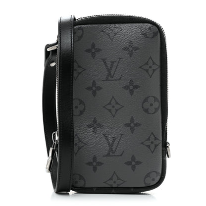 Louis Vuitton Monogram Eclipse Reverse Double Phone Pouch 1 of 8