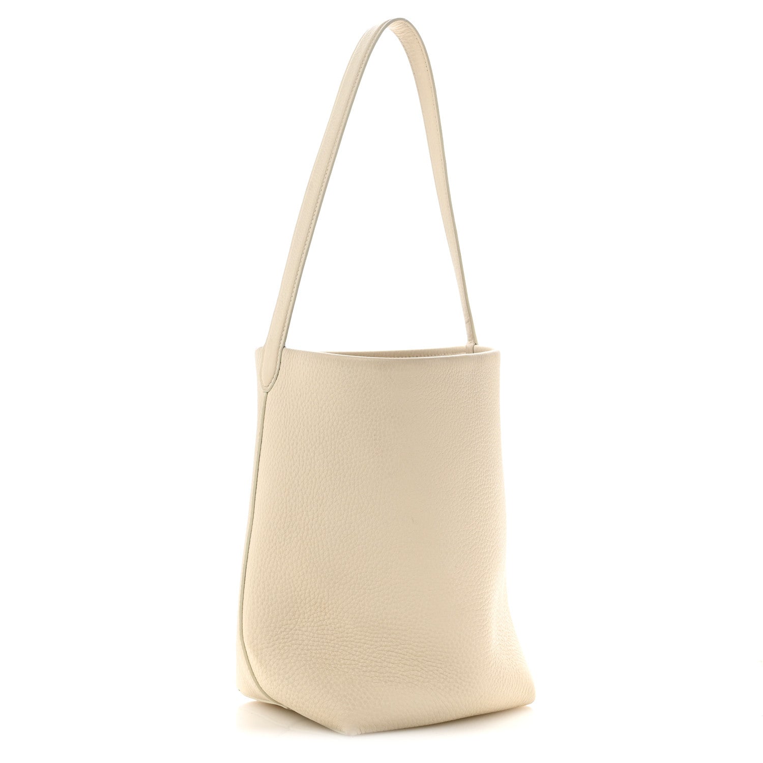 The Row Grained Calfskin Medium N/S Park Tote Ivory 3 of 10