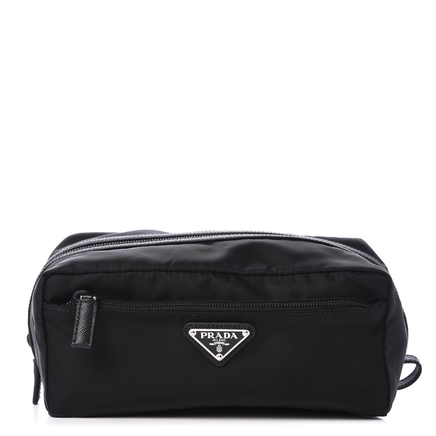 Prada Nylon Saffiano Toiletry Case Black 1 of 9