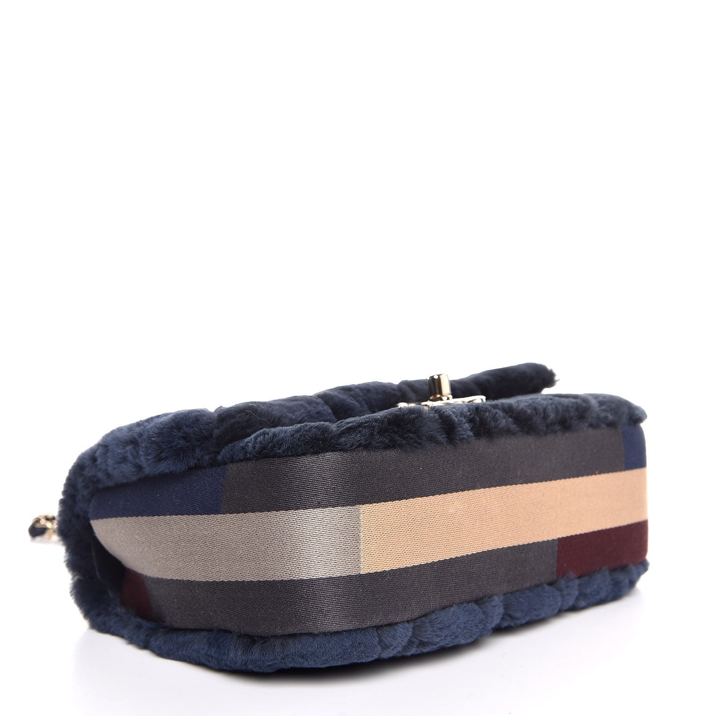 Orylag Lambskin Mini Rectangular Flap Blue