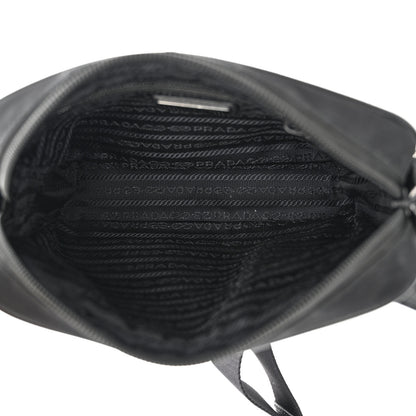 Prada Tessuto Nylon Saffiano Logo Camera Bag Black 5 of 11