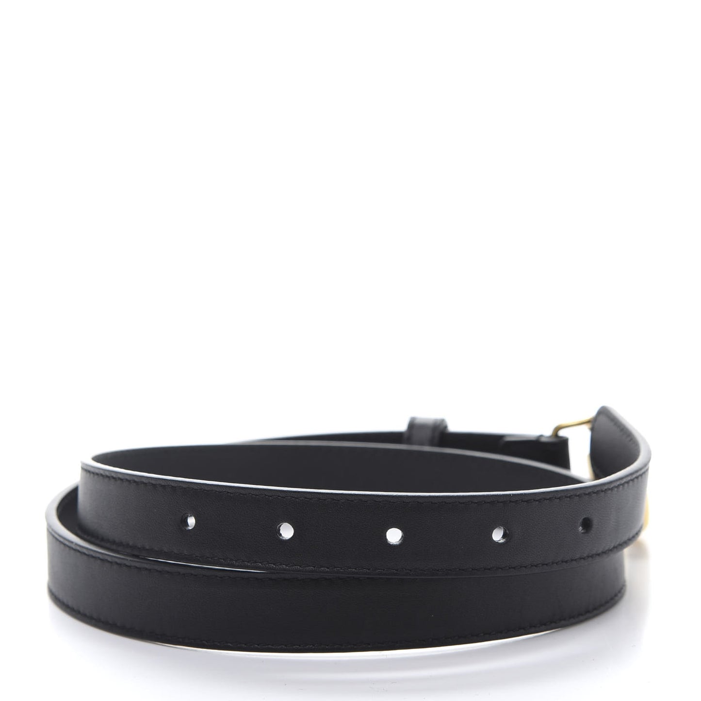 Calfskin Double G 20mm Belt 75 30 Black