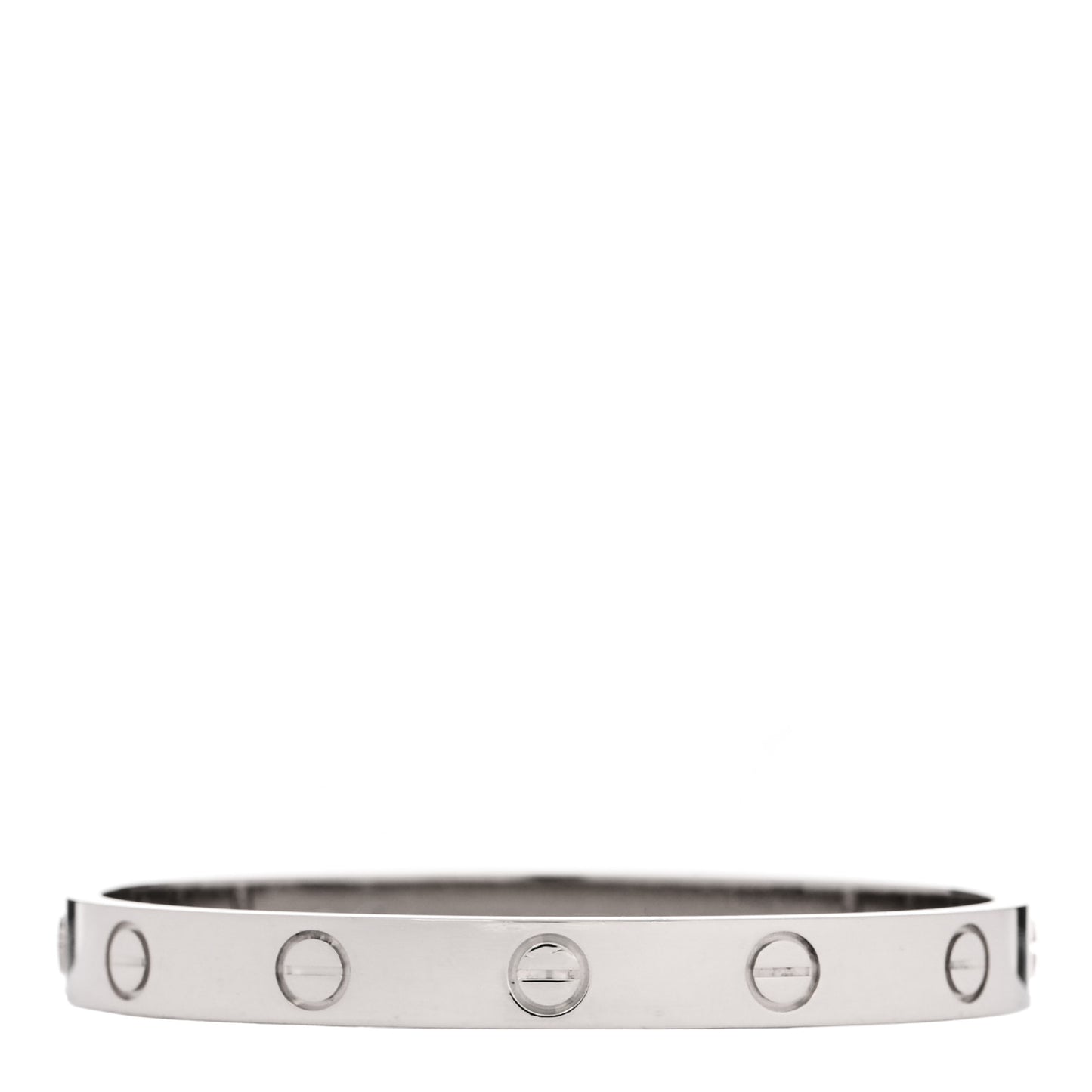 18K White Gold LOVE Bracelet 15