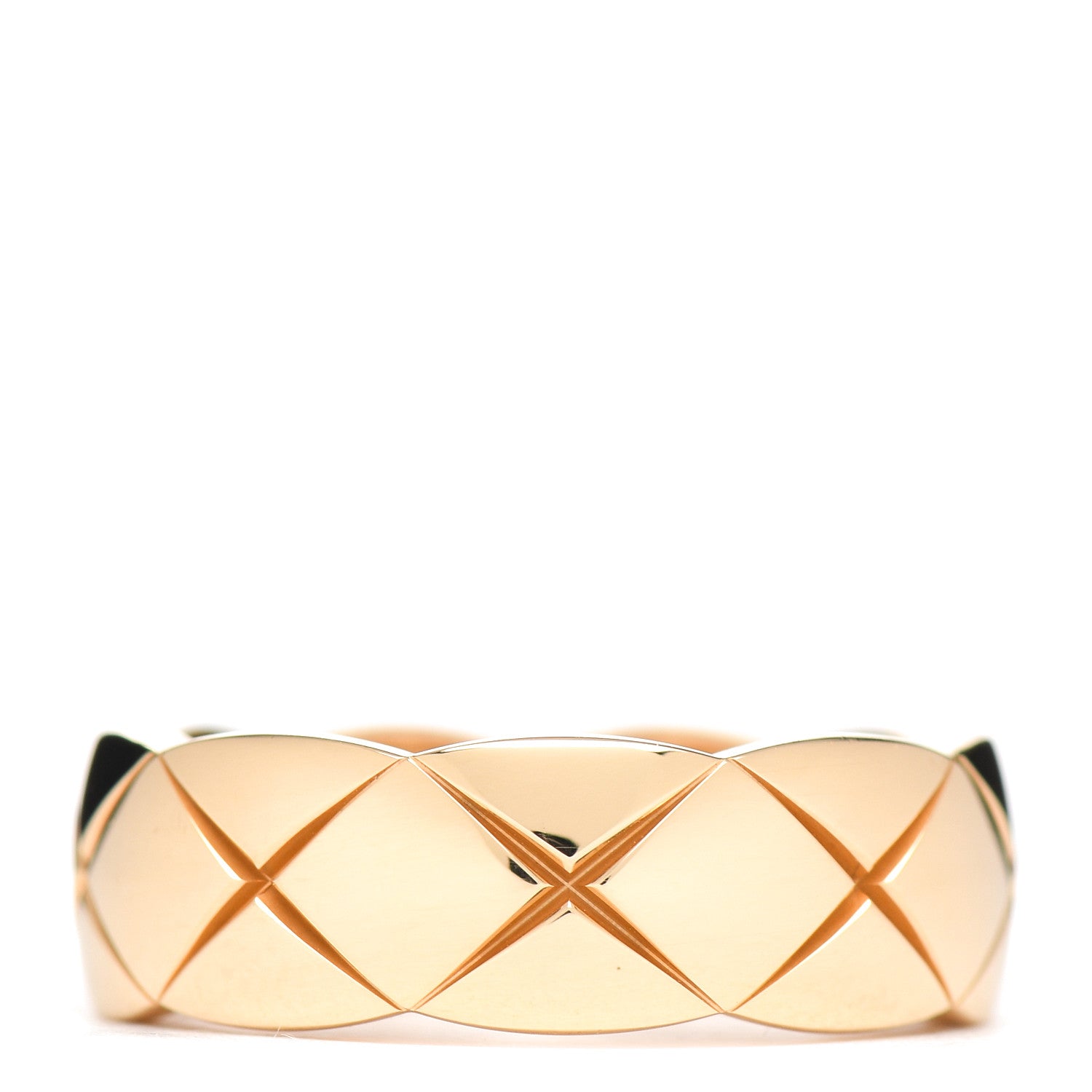 Chanel 18K Yellow Gold Small Coco Crush Ring 54 7 3 of 6