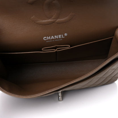 Chanel Caviar Quilted Medium Double Flap Brown 5 of 11