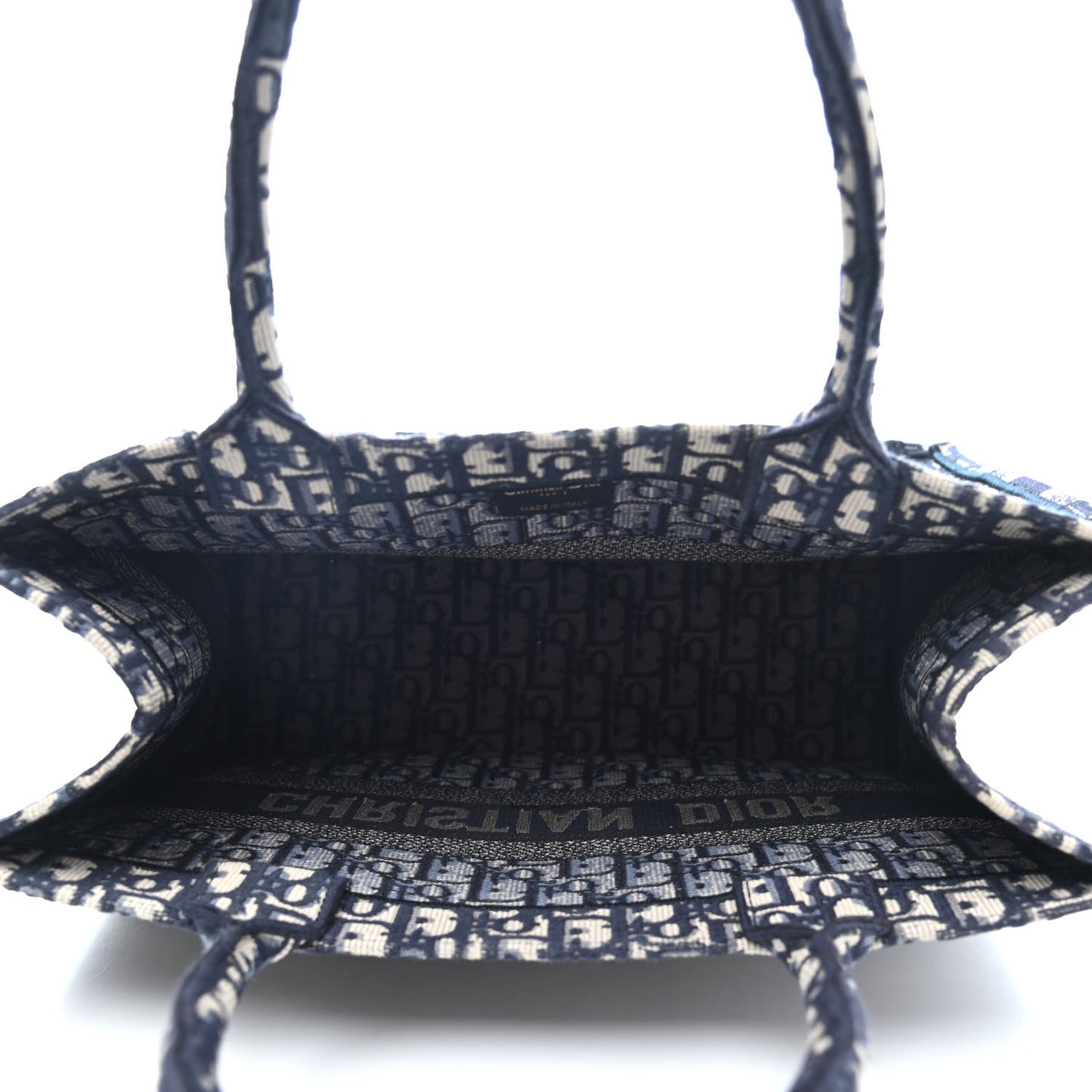 Oblique Medium Book Tote Blue Multicolor