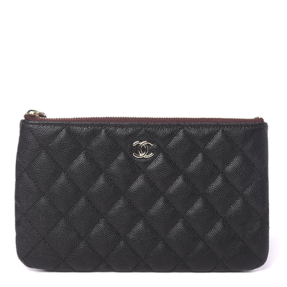 Chanel Caviar Quilted Cosmetic Case Black 1 of 8