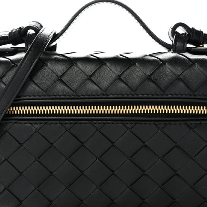Bottega Veneta Calfskin Intrecciato Bang Bang Vanity Case Black 8 of 10