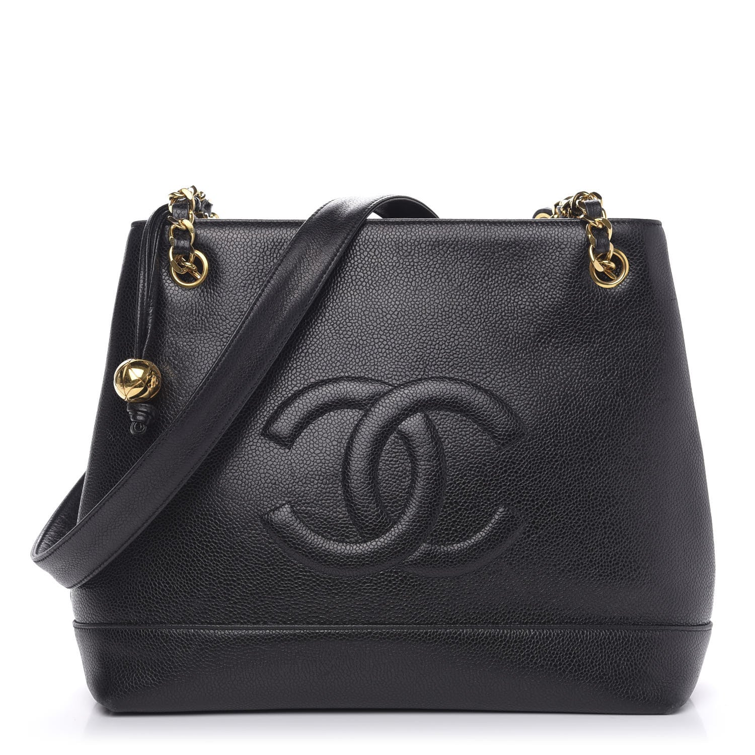 Chanel Caviar CC Shoulder Bag Black 1 of 12