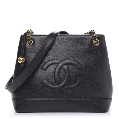 Chanel Caviar CC Shoulder Bag Black 1 of 12