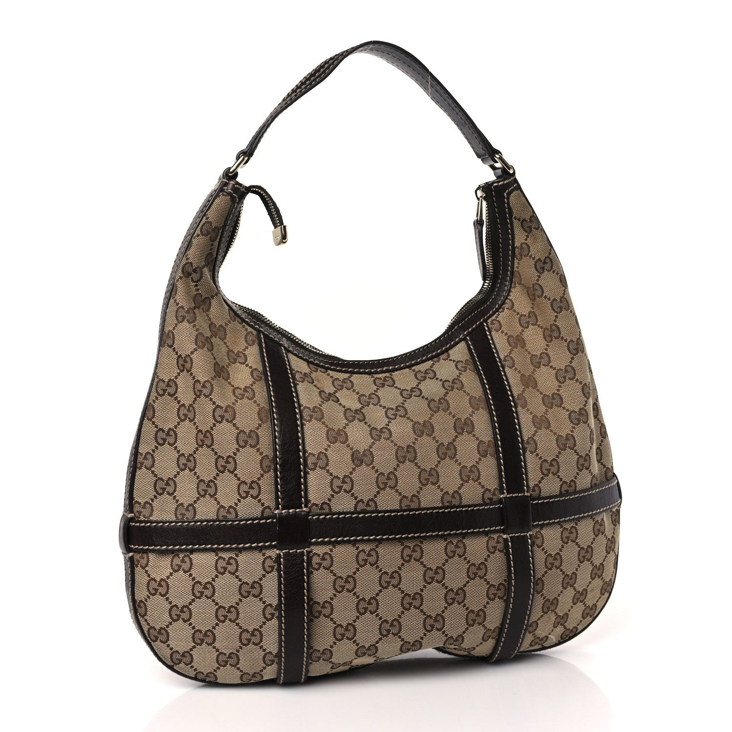 Gucci Monogram GG ROYAL Hobo Dark Brown 3 of 12
