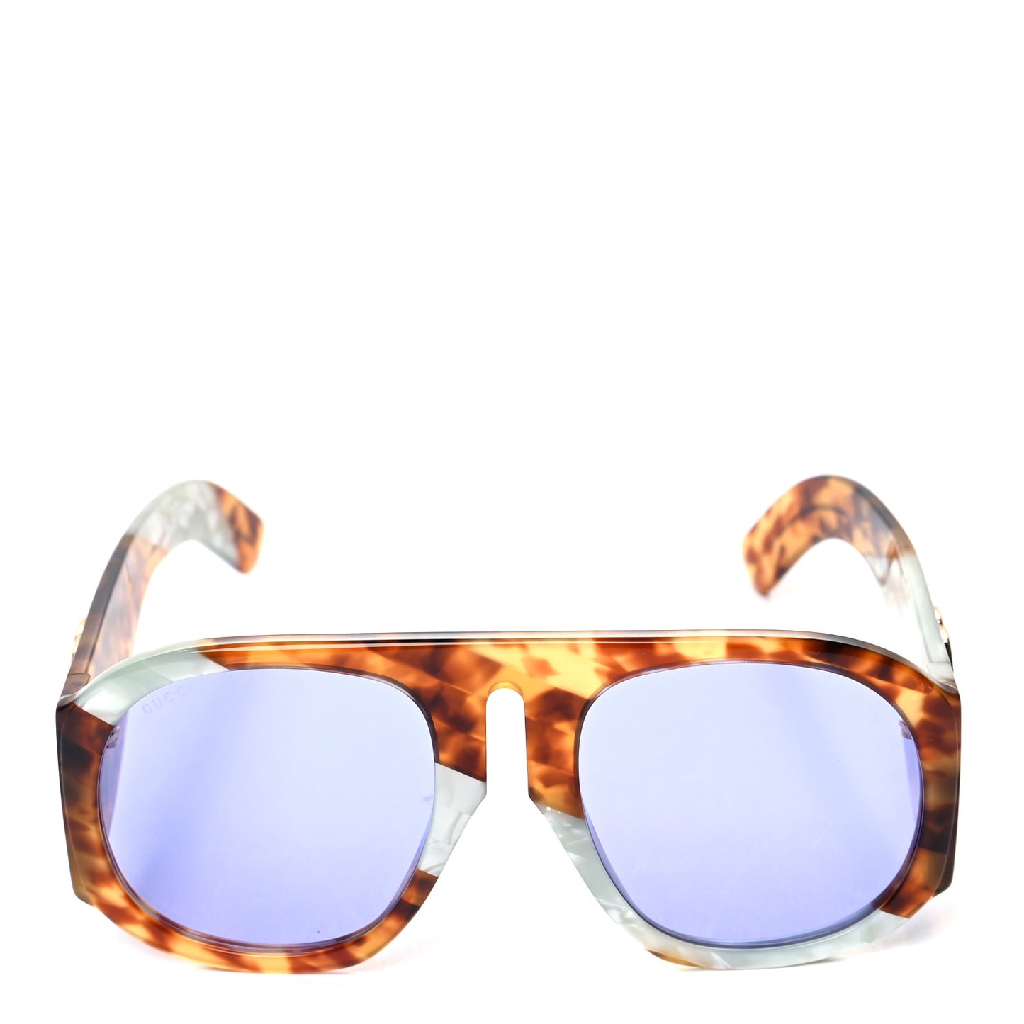 Oversized Aviator Sunglasses GG0152S Tortoise Mother Of Pearl