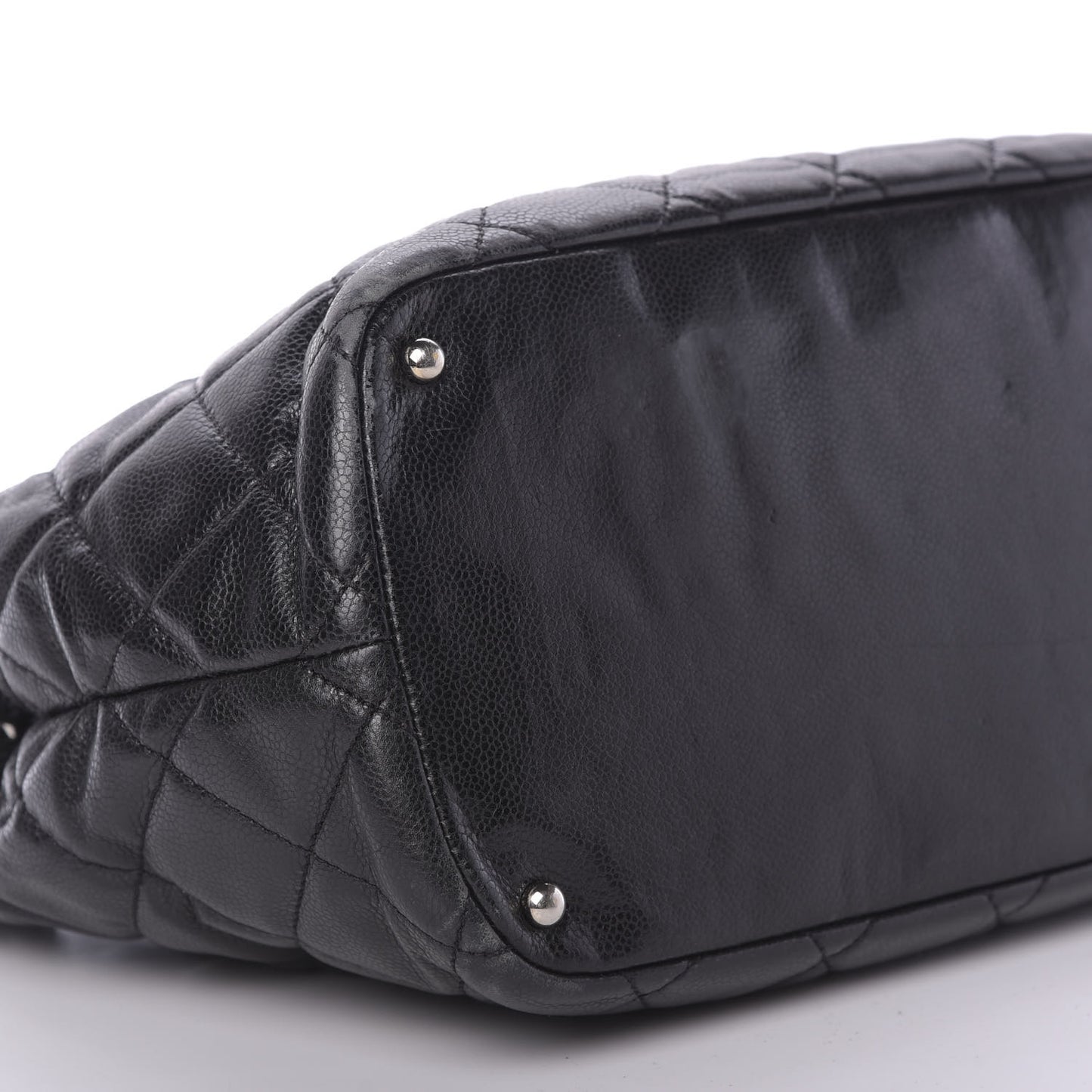 Caviar Quilted Timeless CC Soft Tote Black