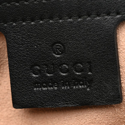 Gucci Calfskin Matelasse Animal Studs Medium GG Marmont Shoulder Bag Black 5 of 10