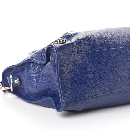 Balenciaga Chevre Gold Metallic Edge Hardware Bleu Roi 7 of 10