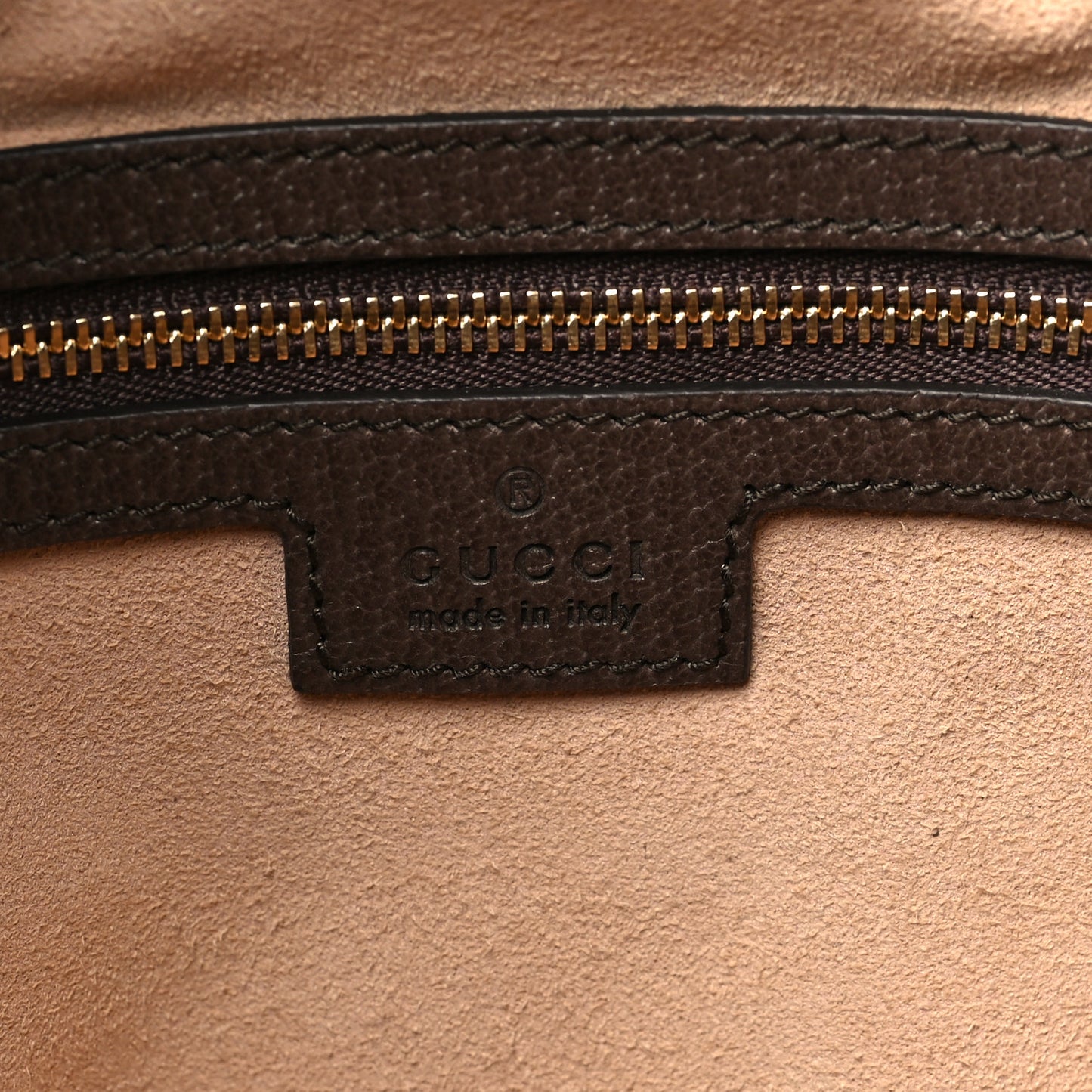 GG Supreme Monogram Textured Calfskin Web Medium Ophidia Shopping Tote Beige Ebony New Acero