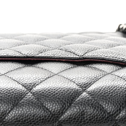 Chanel Caviar Quilted Jumbo Double Flap Black 13 of 13