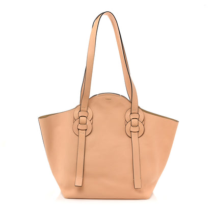 Chloe Small Grain Smooth Calfskin Medium Darryl Tote Beige 1 of 12