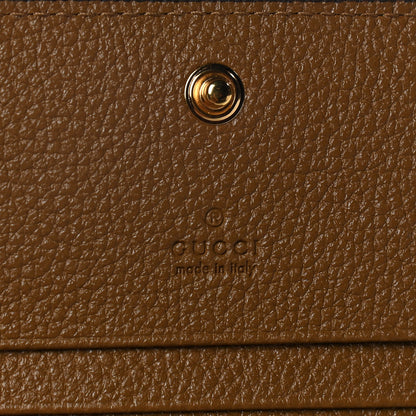 Gucci Grainy Calfskin Zumi Chain Card Case Wallet Friky Taupe 6 of 12