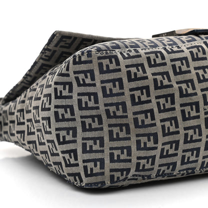 Fendi Zucchino Mama Baguette Navy 7 of 12