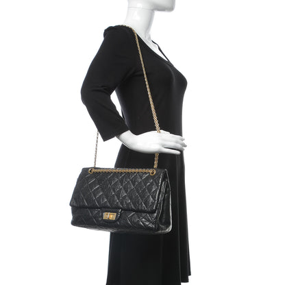 Chanel Aged Calfskin Quilted 2.55 Reissue 227 Flap Black 2 of 16