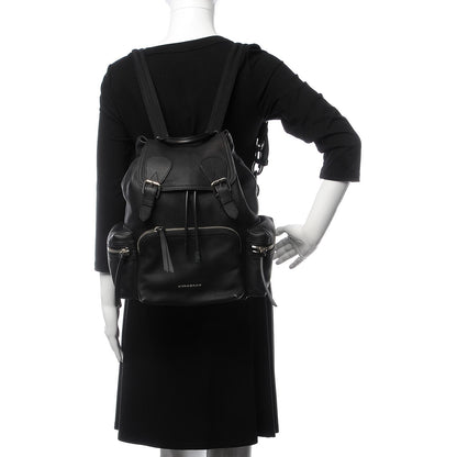 Burberry Deerskin Medium Rucksack Backpack Black 2 of 7