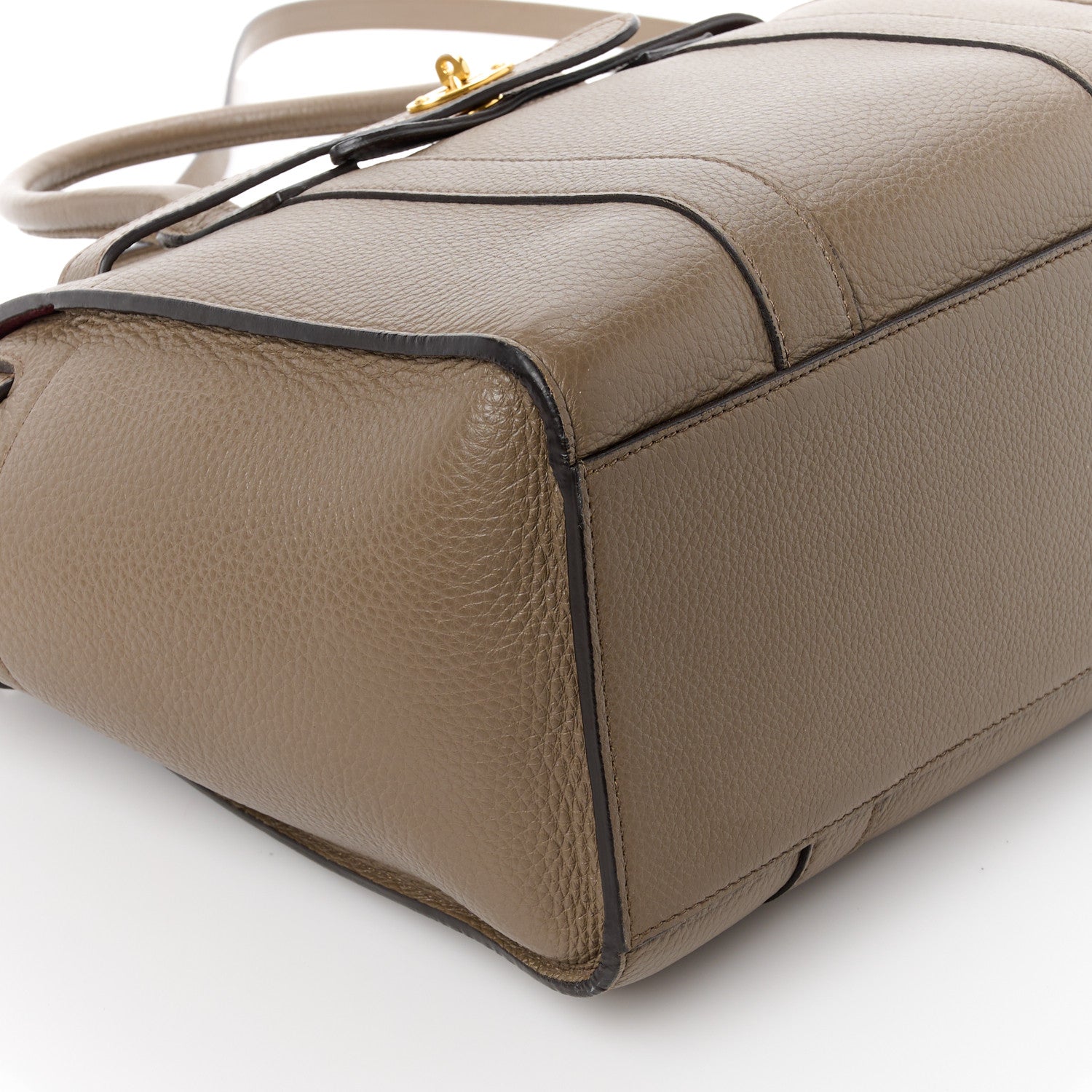 Mulberry Classic Grain Small Bayswater Zip Tote Clay 9 of 11