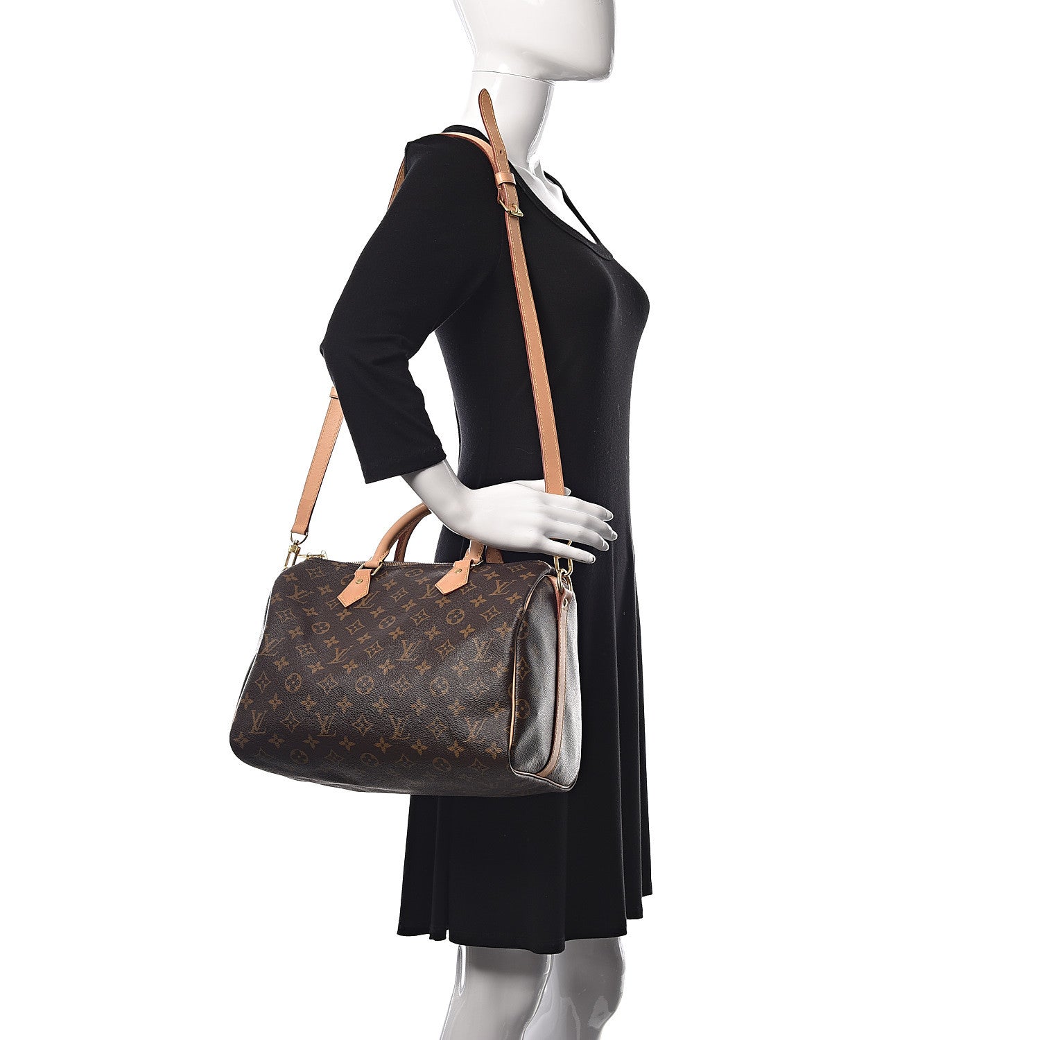 Louis Vuitton Monogram Speedy Bandouliere 30 2 of 12