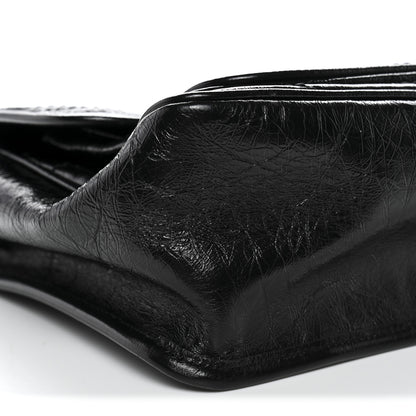 Saint Laurent Crinkled Calfskin Matelasse Monogram Medium Niki Chain Satchel Black 9 of 10