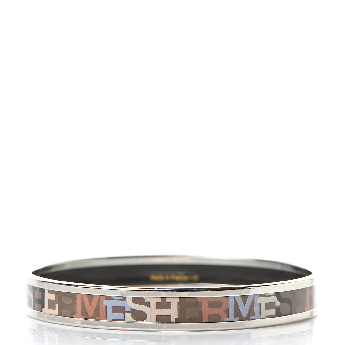 Enamel Printed Narrow Capitales Bracelet 65