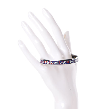 Hermes Enamel Printed Narrow Bracelet 65 2 of 6
