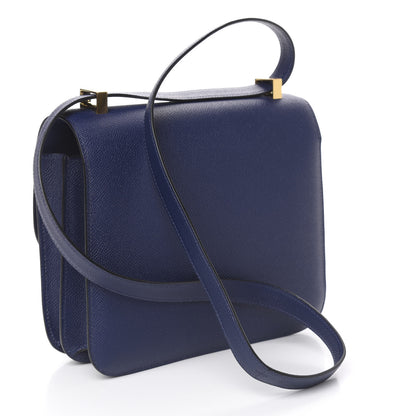 Hermes Epsom Constance 24 Bleu Saphir 3 of 12