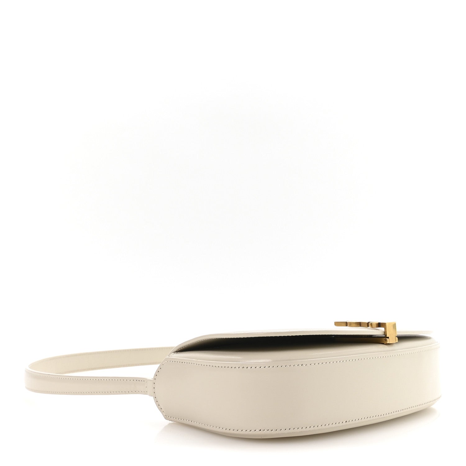 Saint Laurent Box Calfskin Mini Voltaire Shoulder Bag Crema soft 4 of 11