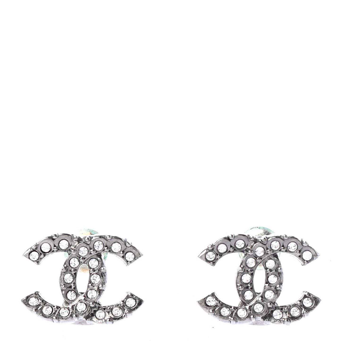Ruthenium Crystal CC Earrings