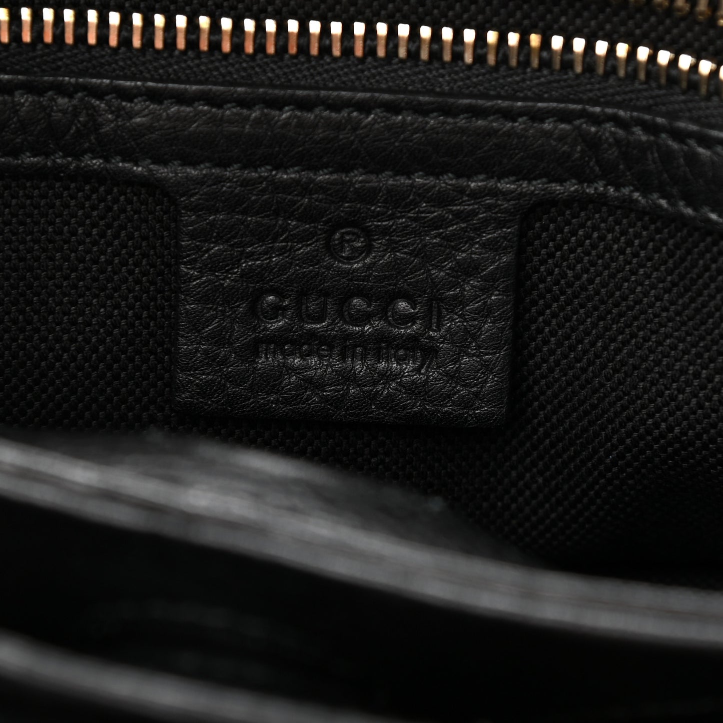 Calfskin Small Bamboo Shopper Tote Black