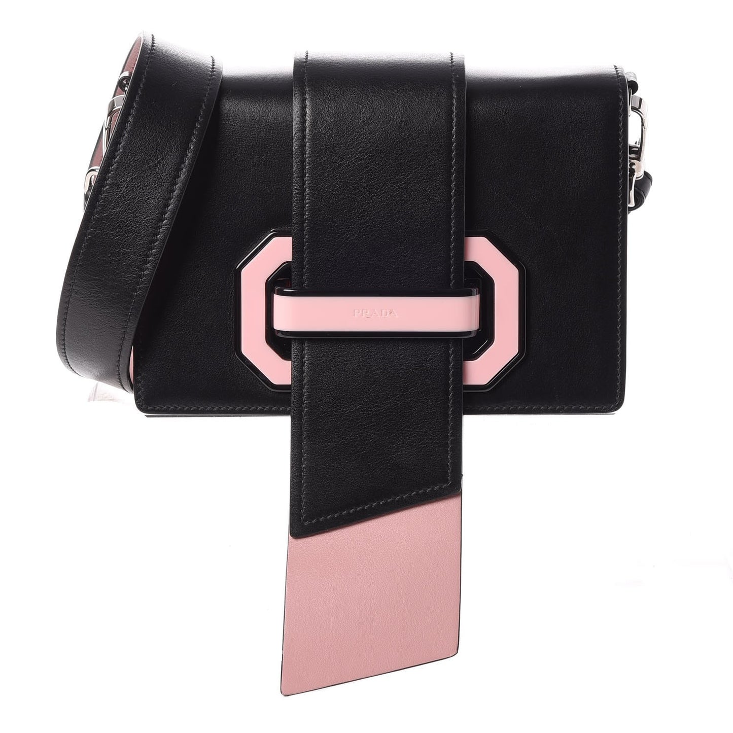 City Calf Plex Ribbon Bag Black Rosa