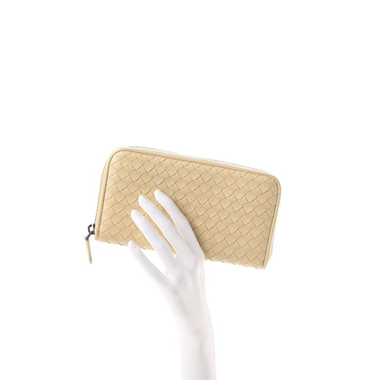 Bottega Veneta Nappa Intrecciato Zip Around Wallet Banane 2 of 8