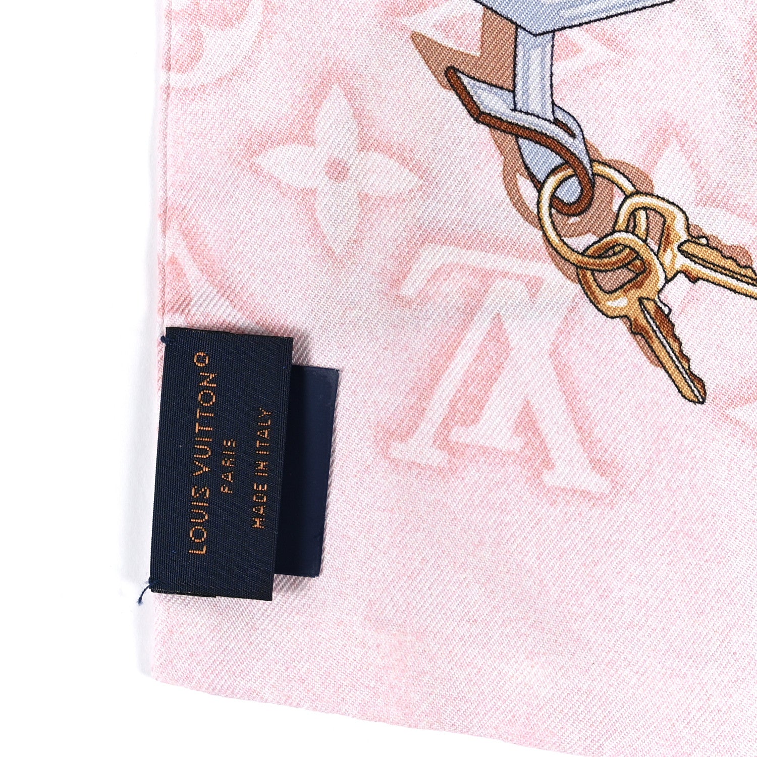 Louis Vuitton Silk Monogram Confidential Bandeau Light Pink 3 of 3