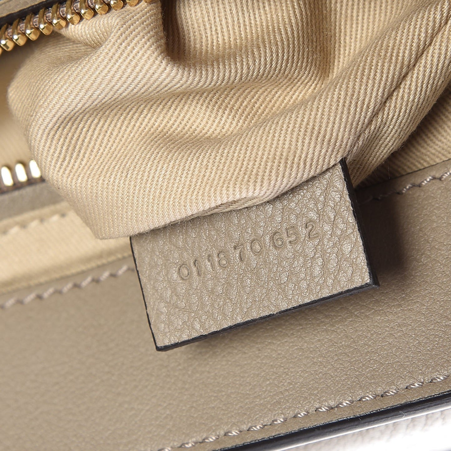 Suede Calfskin Small Faye Backpack Motty Grey