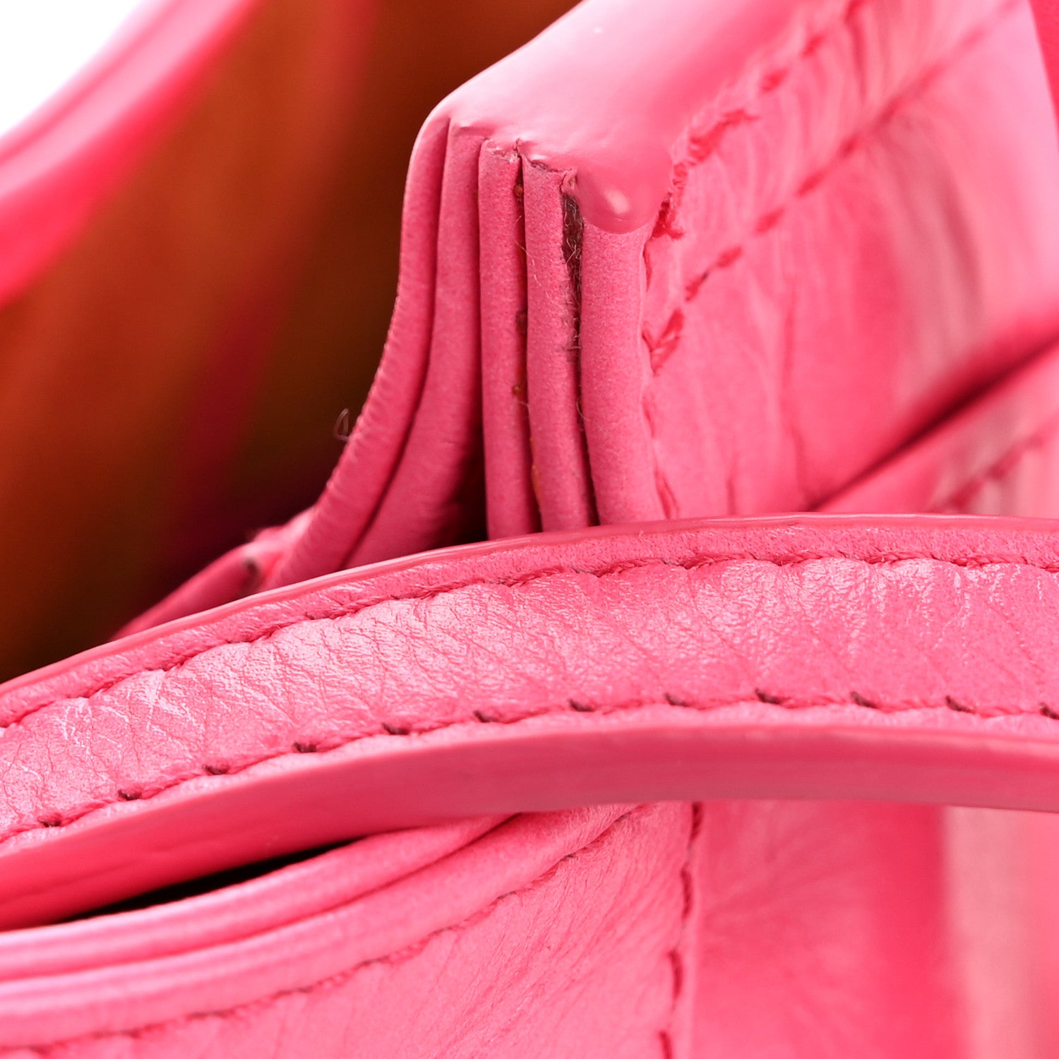 Bottega Veneta Paper Calfskin Maxi Intrecciato Mini Arco Pink 12 of 14