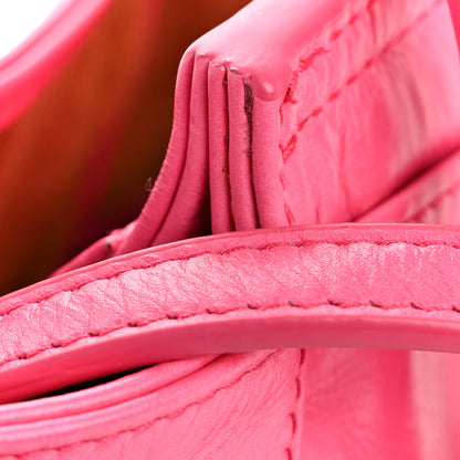 Bottega Veneta Paper Calfskin Maxi Intrecciato Mini Arco Pink 12 of 14