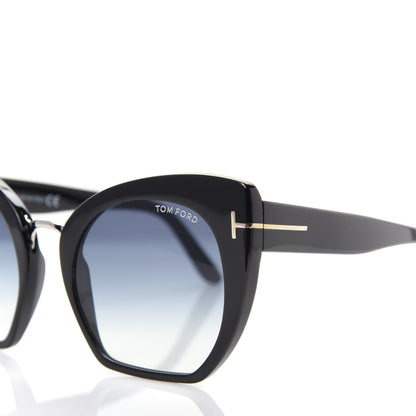 Tom Ford Samantha Cat Eye Sunglasses TF553 Black 7 of 8