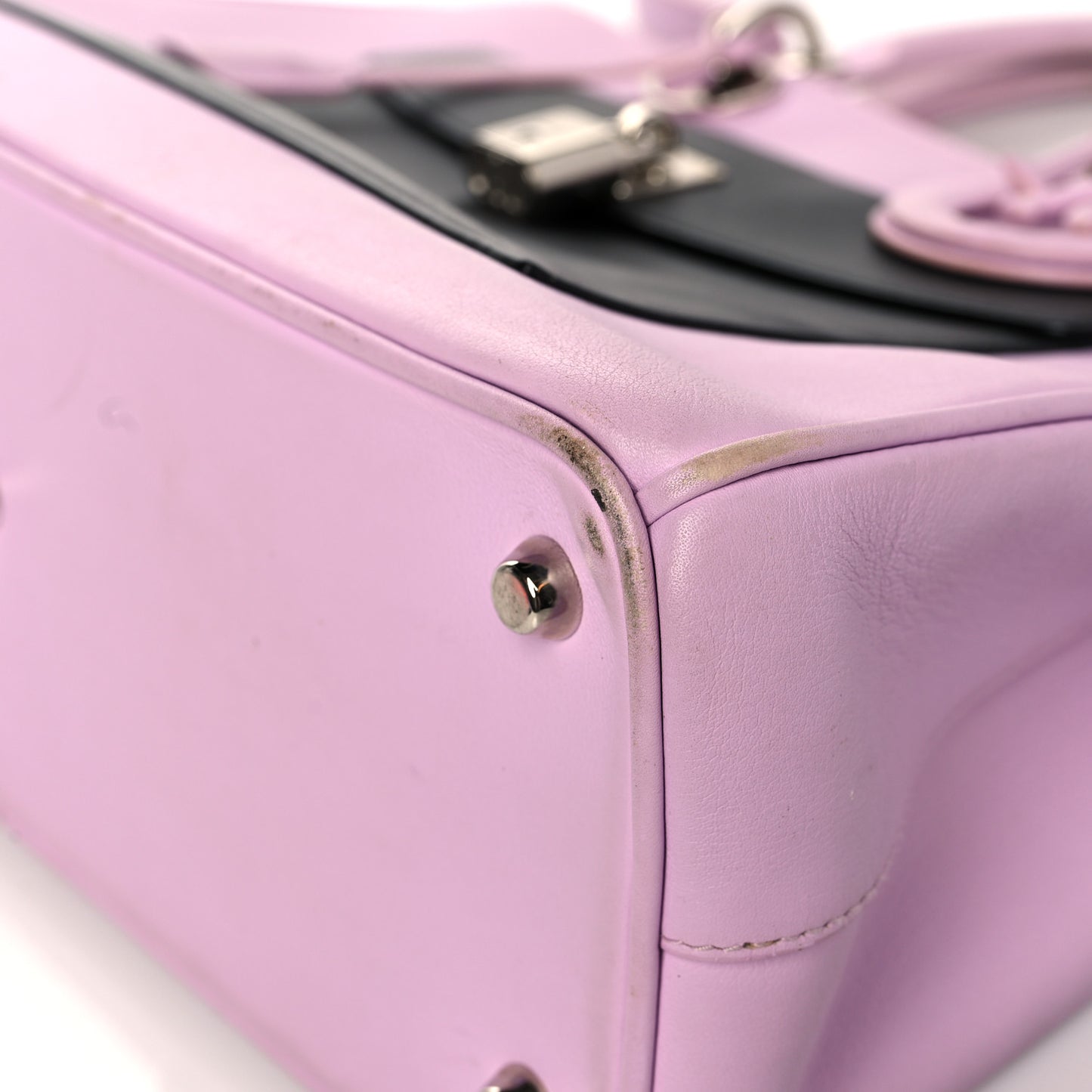 Lambskin Large Lady Dior Pockets Pink