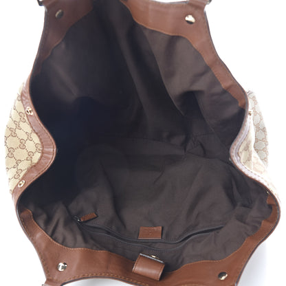 Gucci Monogram Large Sukey Tote Brown 5 of 10