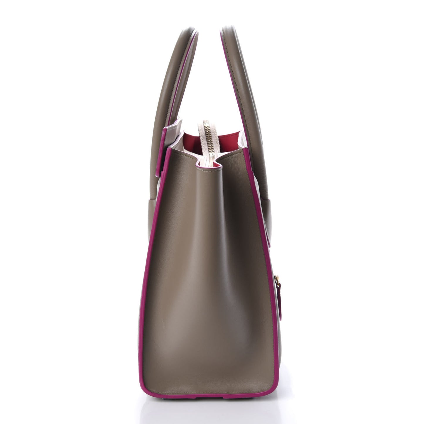 Palmelato Calfskin Micro Luggage Beige