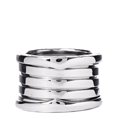 Bulgari 18K White Gold B.Zero1 Five-Band Ring 51 5.75 3 of 5
