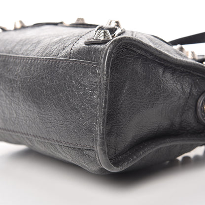 Balenciaga Agneau Giant 12 Silver Hardware Mini City Gris Fossile 7 of 13