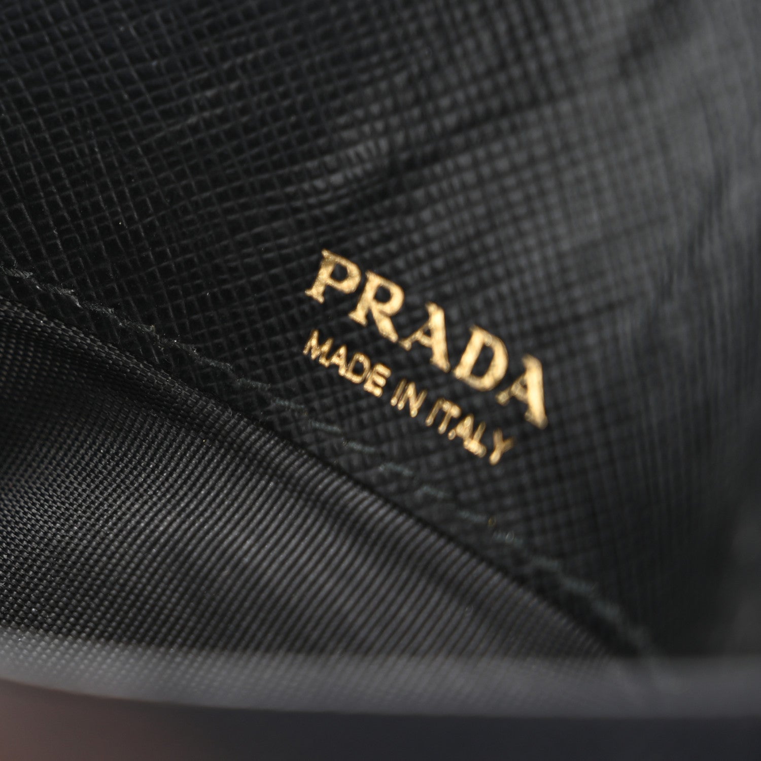 Prada Saffiano Triangle Zip Card Holder Black 7 of 10